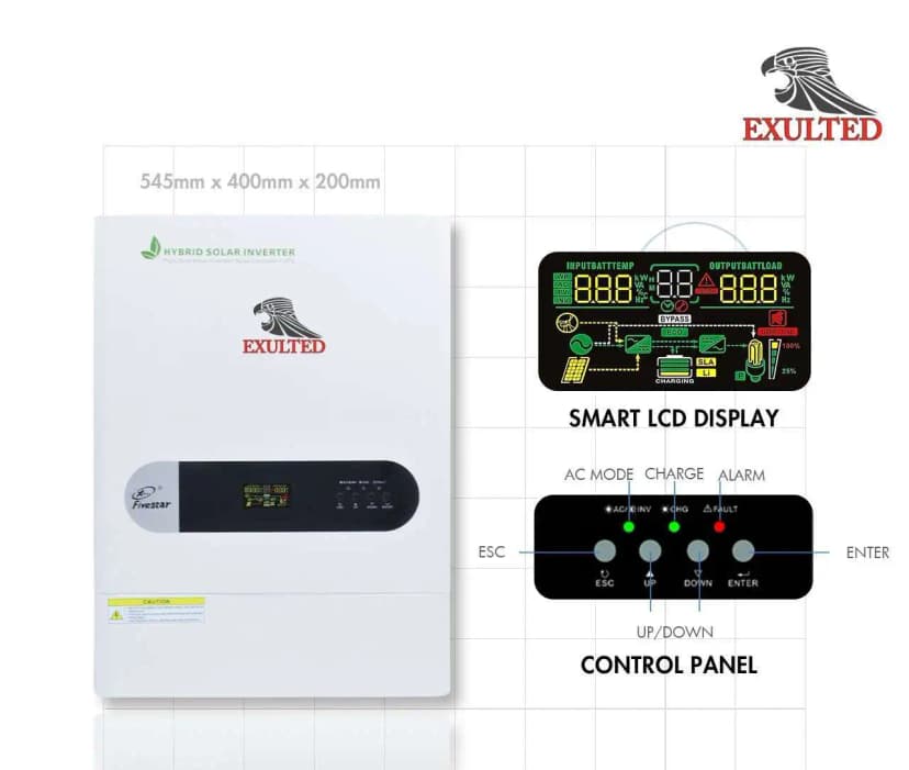Exulted 10kVA 48V Transformer-Based Hybrid Inverter